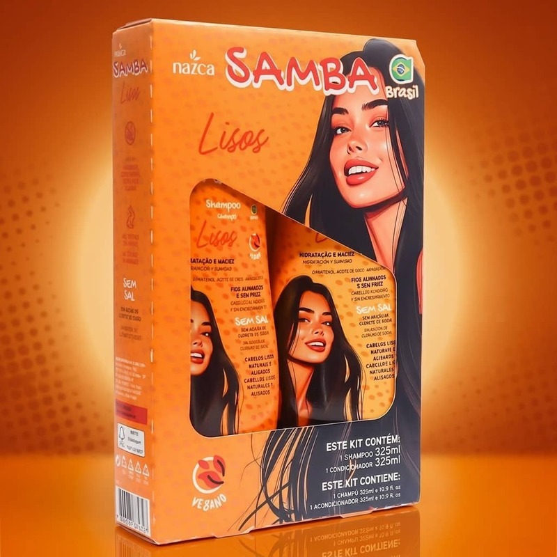 samba lisos shampoo conditioner 325ml (2) samba lisos shampoo conditioner 325ml (2)